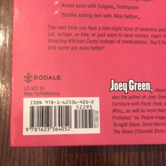 Joey Green's Amazing  Kitchen Cures: 1,150 Ways to Spiral-bound - Picture 5 of 5